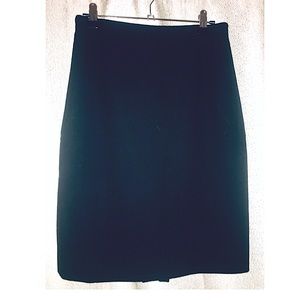 Dana Buchanan wool pencil skirt, black, size 6P